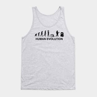 Human Evolution Tank Top